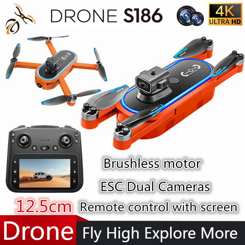 Drone Camera 4K - 2025 S186 Drone profesional 4K HD