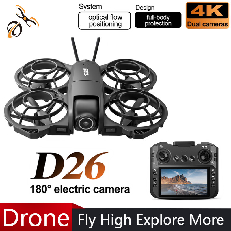 Drone Camera 4K - Dron D26 4K Aéreo HD 180