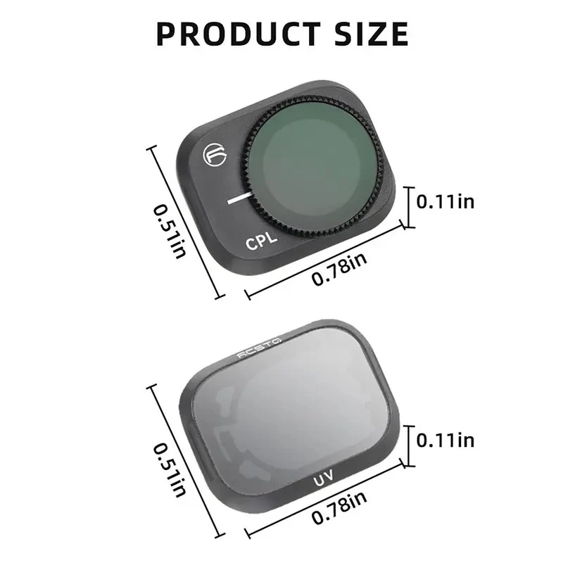 Drone Camera Filter - Filtro DIY para Dron DJI Mini