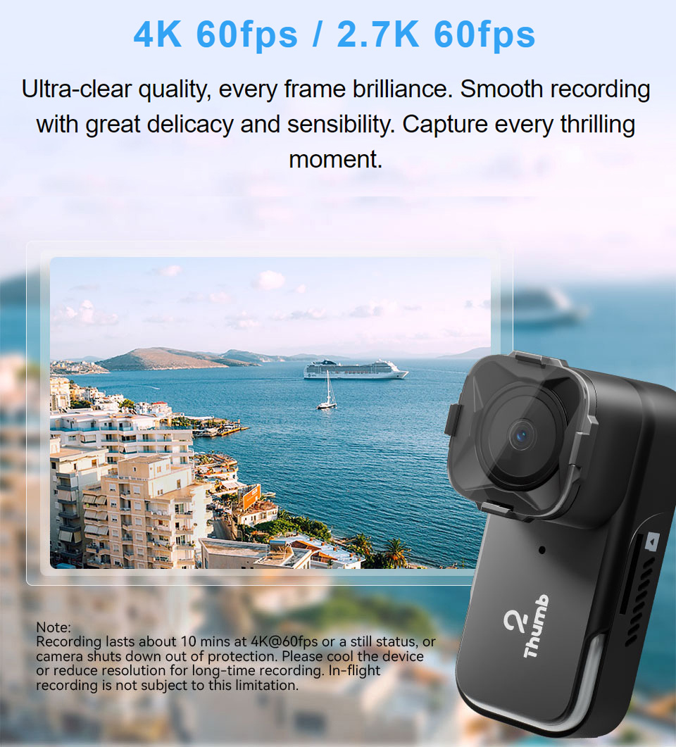 Nueva versión RunCam Thumb 2 4 - Drone Camera 4K reseña y precio