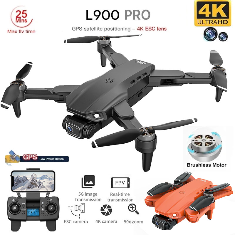 L900 Pro GPS Drone 4K profesio - Drone Camera 4K reseña y precio