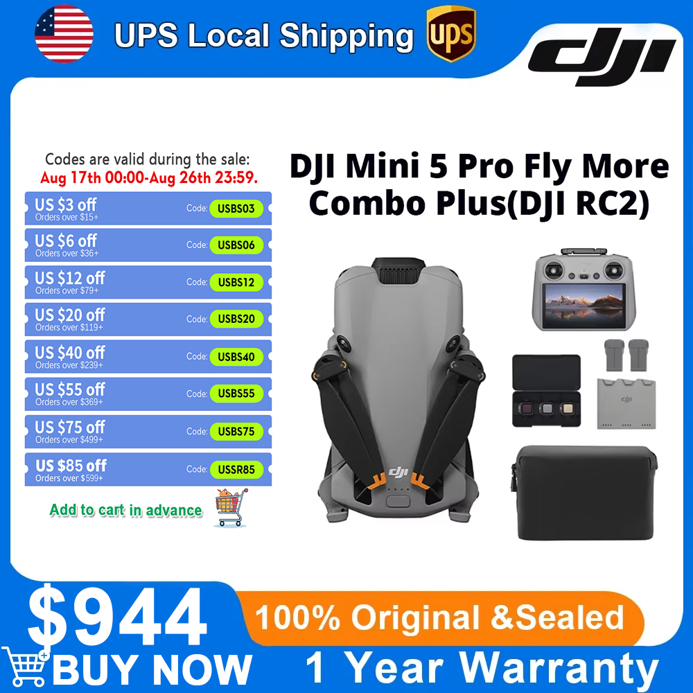 DJI Mini 5 Pro Fly More Combo  - Drone Camera Vlog reseña y precio